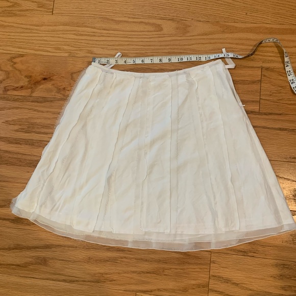 Armani Exchange white mini skirt. - Picture 7 of 11